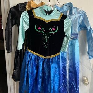 Frozen  Costume set  - Black, Blue, Green